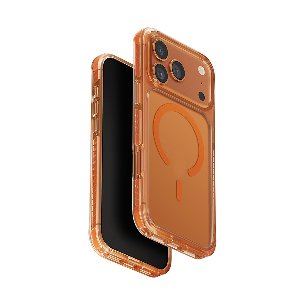 Picture of Apple iPhone 17 Pro Max 6.9 Case | Uniq Combat Triple-Layered Magclick Protective Case for iPhone 17 Pro Max 6.9 ( Volt Orange)