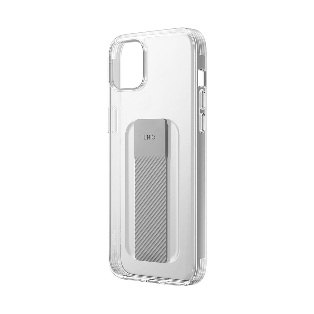 Picture of Apple iPhone 14 Plus 6.7 Case | Uniq Heldro Free Grip Flex Grip Sporty Drop Protection Case with Wrist Strap for iPhone 14 Plus 6.7 (Lucent Clear)