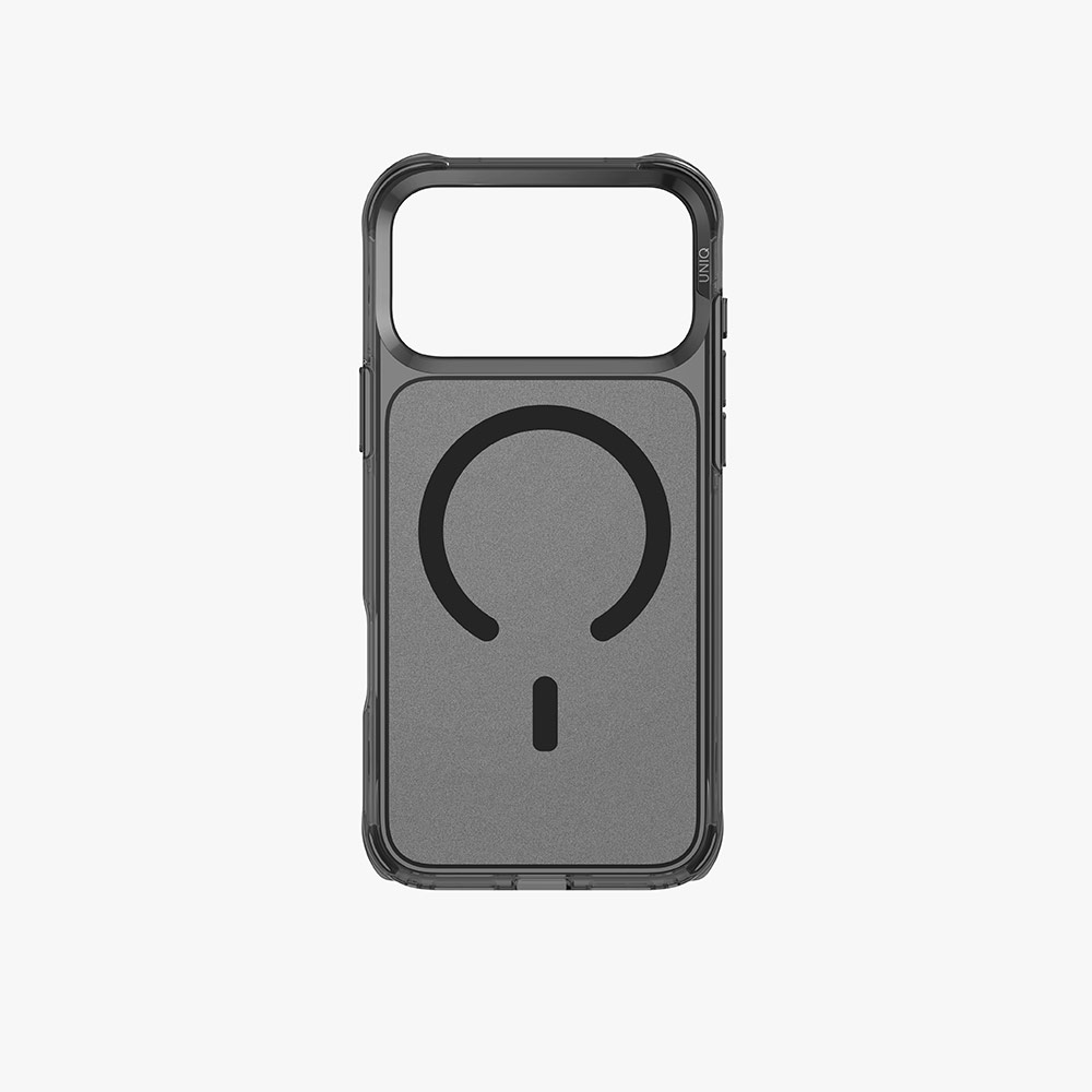 Picture of Apple iPhone 17 Pro 6.3 Case | Uniq LifePro Xtreme Hybrid Magclick Slim Thin Anti Finger Print Transparent Drop Protection Case for iPhone 17 Pro 6.3 (Frosted Smoke)