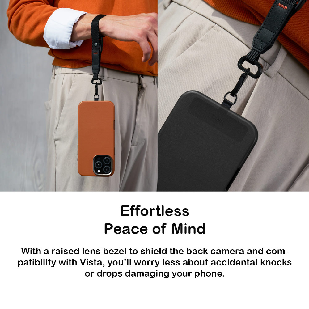 Picture of Apple iPhone 16 Pro 6.3 Case | Uniq Lyden Premium Leatherette Magnetic Protection Case for iPhone 16 Pro 6.3 (Flint Grey)