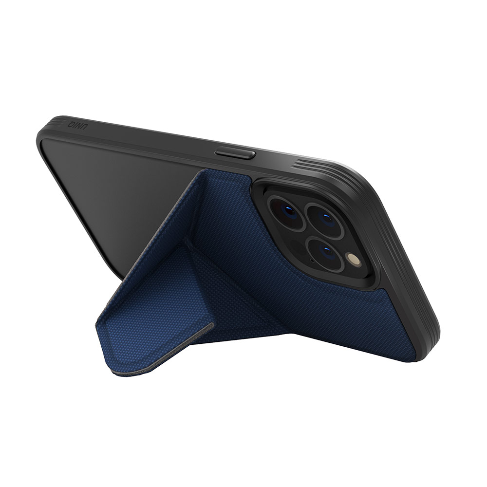 Picture of Apple iPhone 14 Pro 6.1 Case | Uniq MagClick Transforma Drop Protection Stand Case Magsafe Compatible for iPhone 14 Pro 6.1 (Electric Blue)