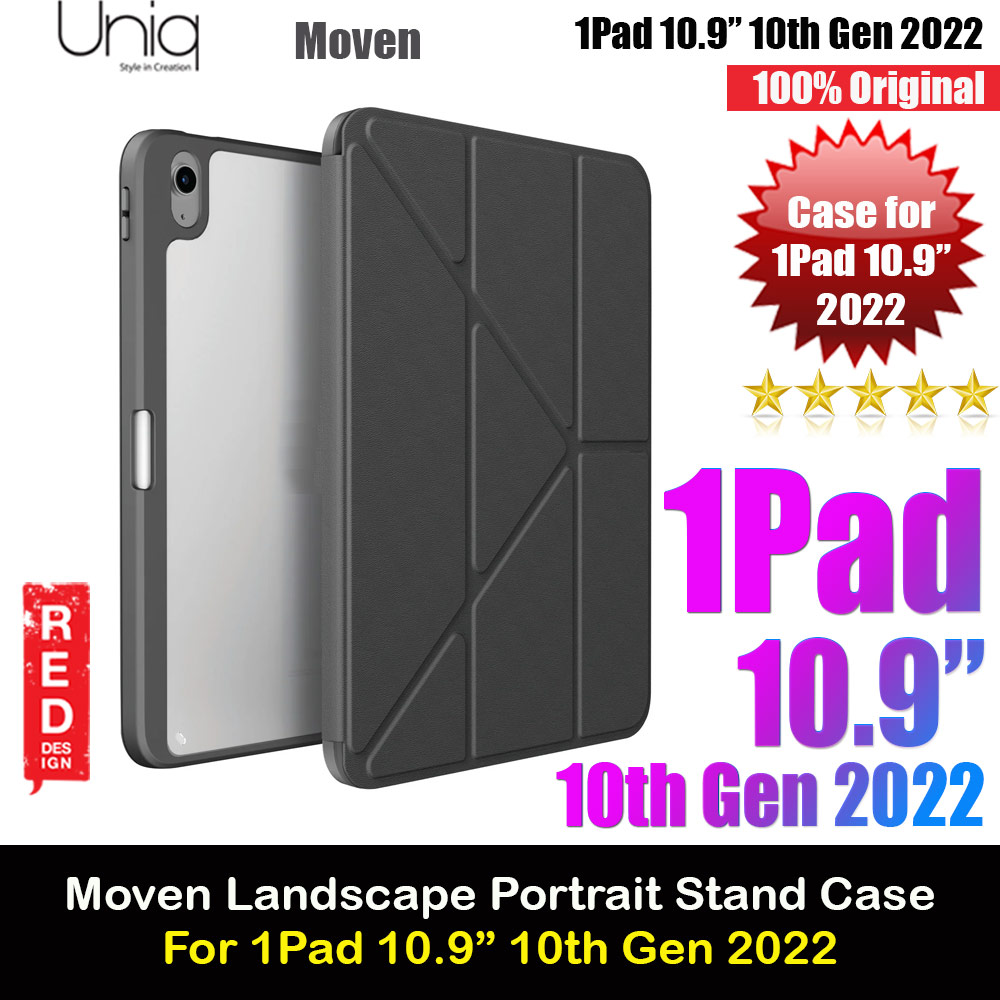 Picture of Uniq Moven Hybrid Flip Cover Stand Case for Apple iPad 10.9 10th Gen 2022  (Grey) Apple iPad 10th Gen 10.9\" 2022- Apple iPad 10th Gen 10.9\" 2022 Cases, Apple iPad 10th Gen 10.9\" 2022 Covers, iPad Cases and a wide selection of Apple iPad 10th Gen 10.9\" 2022 Accessories in Malaysia, Sabah, Sarawak and Singapore 