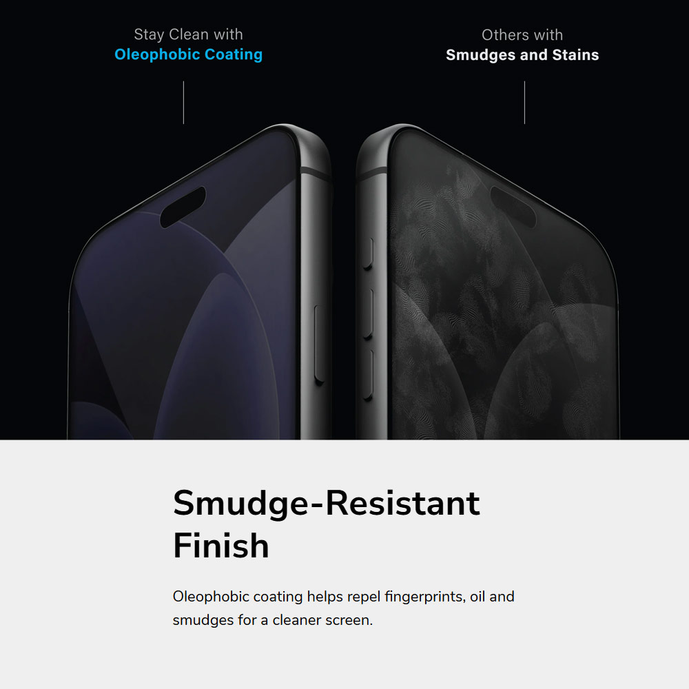 Picture of Apple iPhone 18 Pro Max Screen Protector | Uniq Optix SwiftFit Privacy Tempered Glass Screen Protector for iPhone 18 Pro Max - Privacy