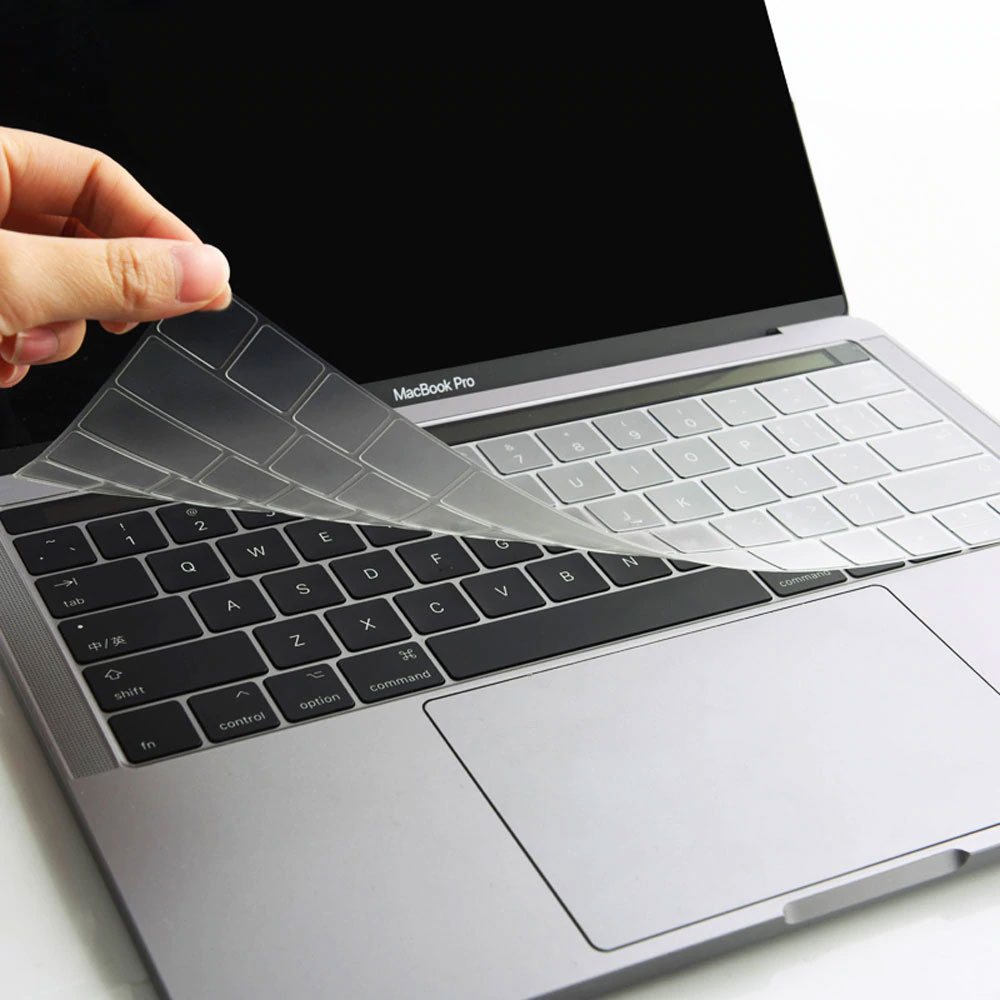 Picture of WIWU High Transparency Ultra Thin Keyboard Cover Protector for Macbook Pro 13" 2020 A2289 A2251 M1 A2338 Macbook Pro 16" Touch Bar 2019 A2141