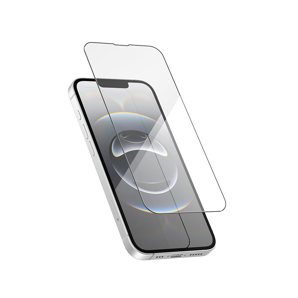 Picture of Apple iPhone 16e Screen Protector | Zagg iPhone 16e iPhone 14 iPhone 13 iPhone 13 Pro Tempered Glass Screen Protector Glass Plus Edge (Clear)