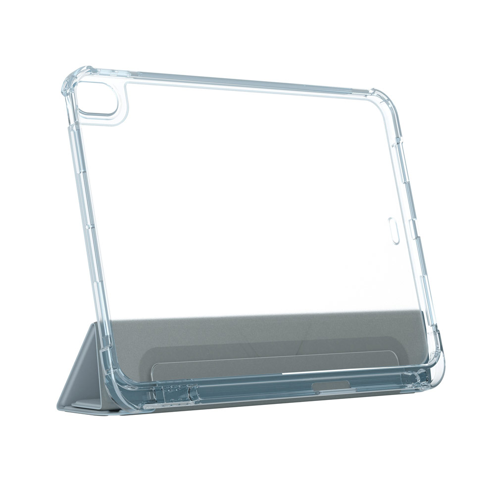 Picture of Apple iPad Air 11 M3 2025 Case | Zagg Hampton Folio Protection Flip Stand Case for iPad Air 11 M2 2024 M3 2025 (Light Blue)