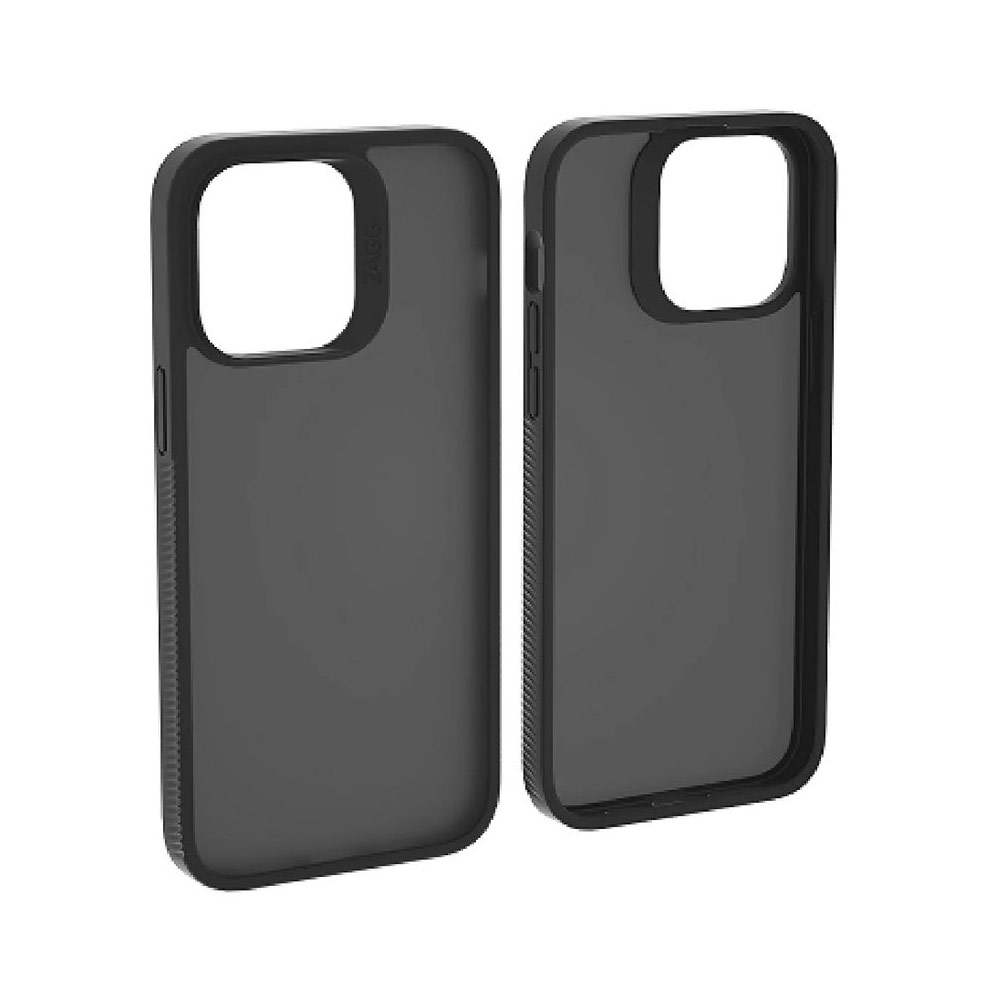 Picture of Apple iPhone 14 Pro 6.1 Case | Zagg Hampton Slim Design Improved Grip Drop Protection Anti Finger Print Case for iPhone 14 Pro 6.1 (Matte Black Tint)