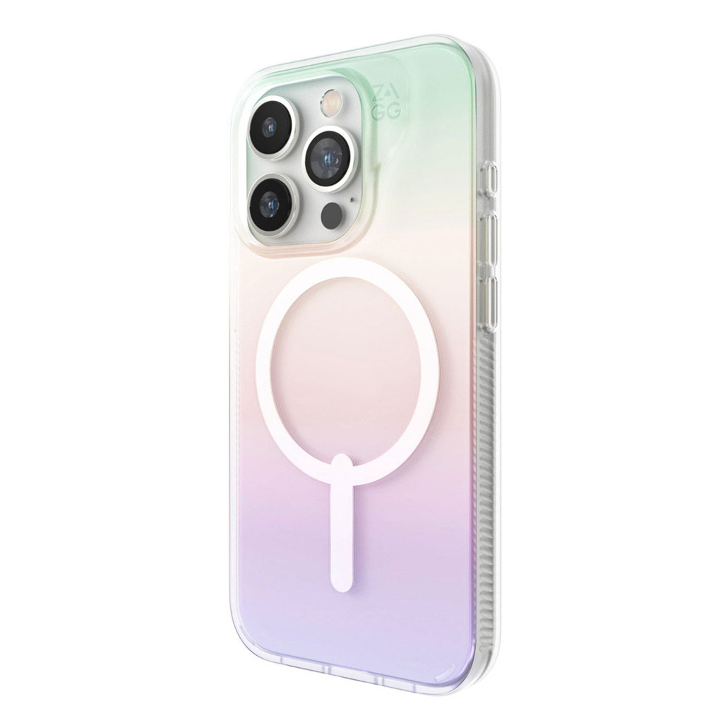 Picture of Apple iPhone 15 Pro 6.1 Case | Zagg Milan Snap Magnetic Drop Protection Case for iPhone 15 Pro 6.1 (Iridescent)